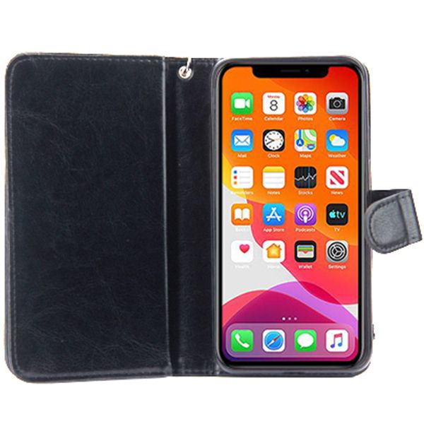 Handmade Detachable Bling Black Wallet  IPhone 12/12 Pro
