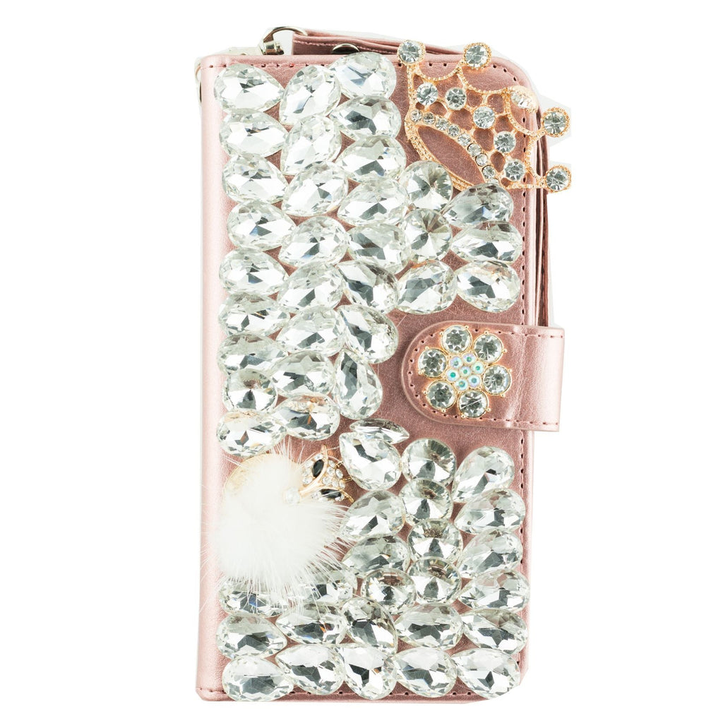 Handmade Bling Detachable Fox Wallet Samsung S7