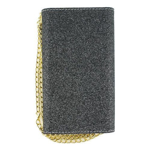 Detachable Purse Black Samsung S7 Edge - Bling Cases.com