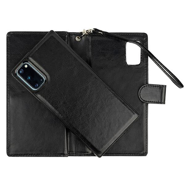 Detachable Black Wallet Samsung S20