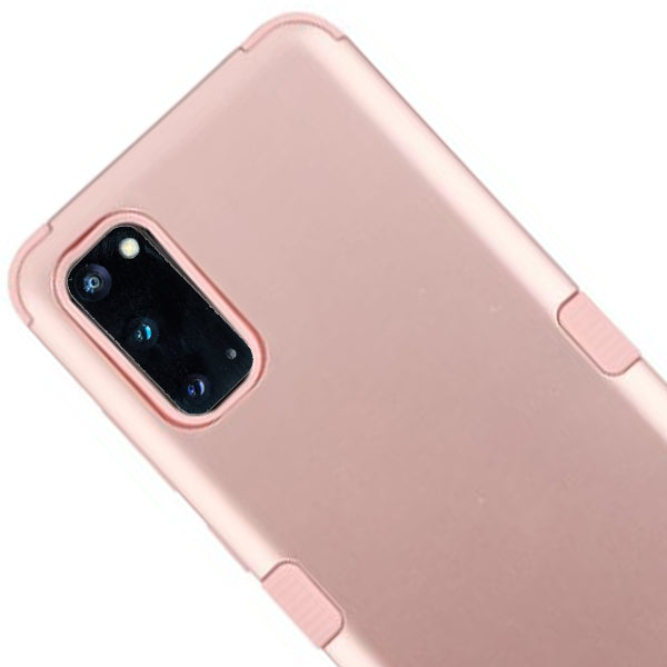 Rose Gold Military Grade Hybrid Case Samsung S20