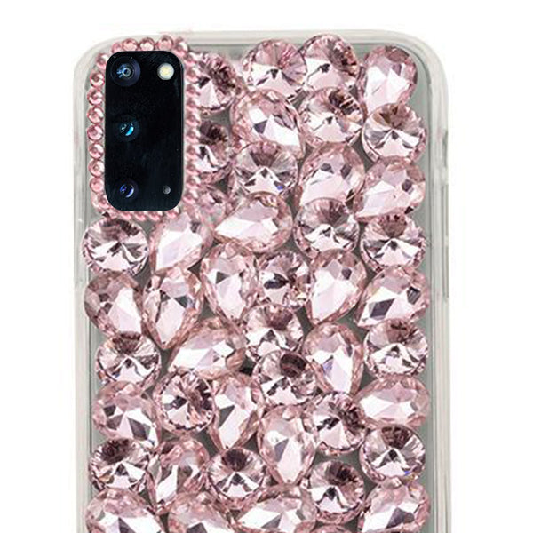 Handmade Bling Pink Case S20