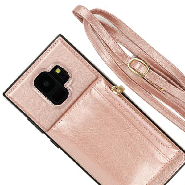 Crossbody Pouch Rose Gold Case S9