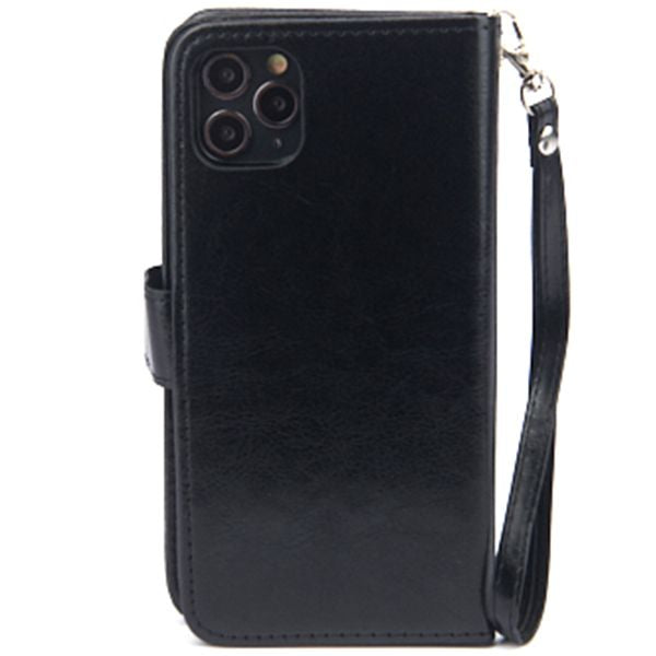 Handmade Detachable Bling Black Wallet Iphone 11 Pro