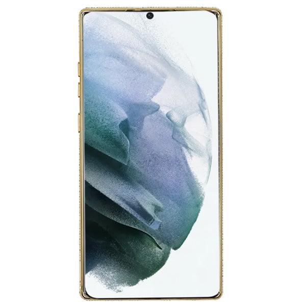 Abstract Ring Case Gold Samsung S22