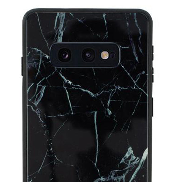 Square Marble Black Samsung S10E