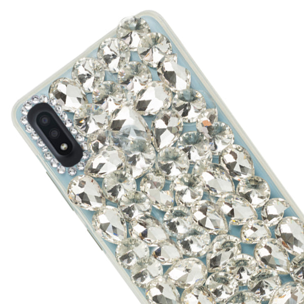 Handmade Bling Silver Case Samsung A01