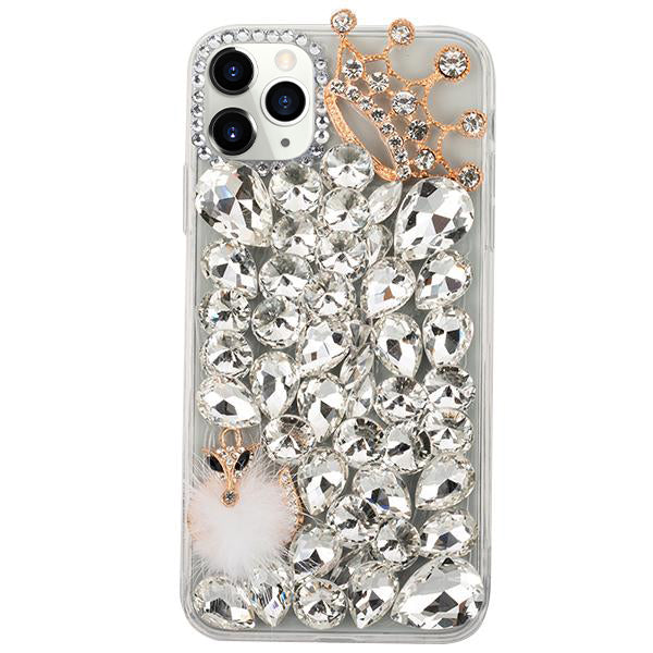 Handmade Bling Silver Fox Case  IPhone 12/12 Pro