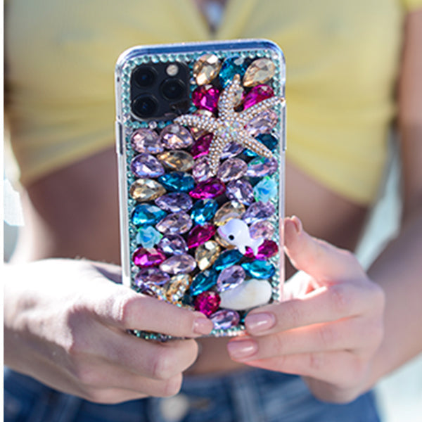Handmade Seashells Bling Case Samsung S22