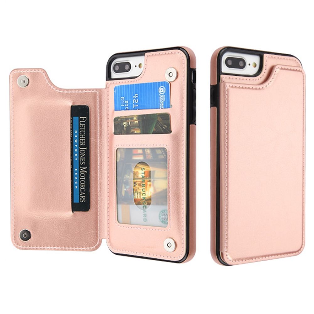 Book Card Rose Gold Case Iphone 6/7/8 Plus - Bling Cases.com