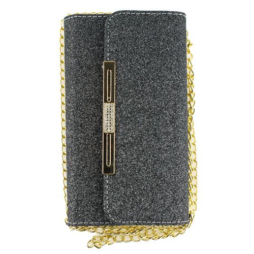 Detachable Purse Black Samsung S7 - Bling Cases.com