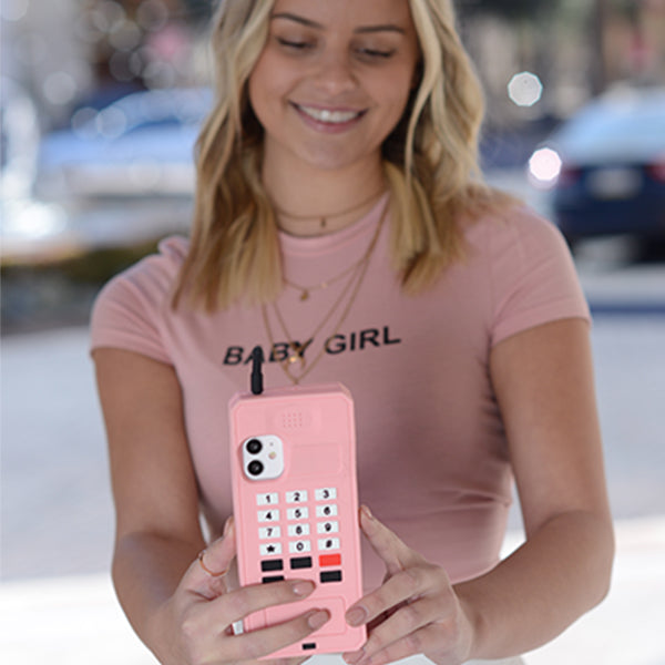 Brick Cell Phone Skin Pink Iphone 10