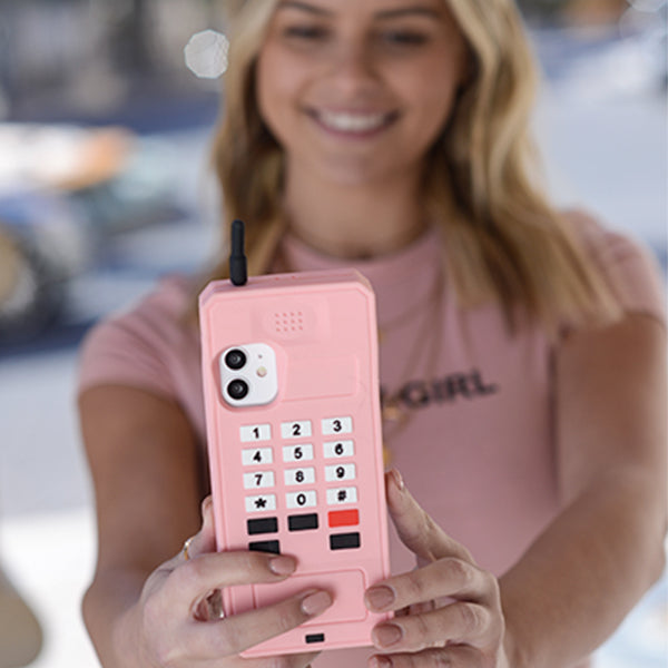 Brick Cell Phone Skin Pink Iphone 10