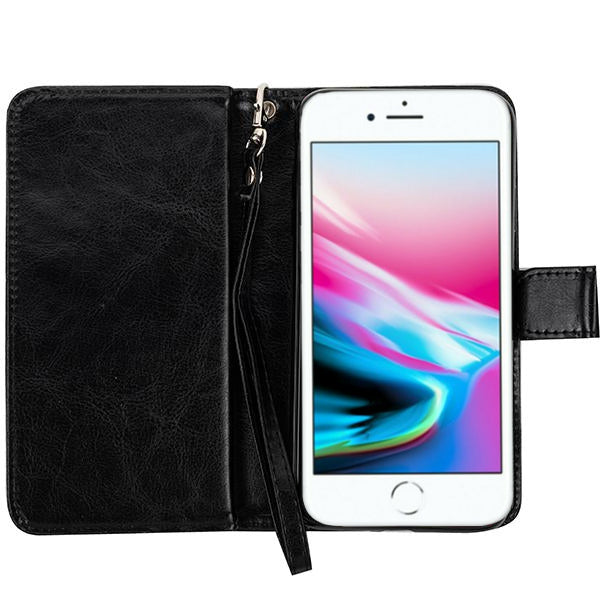 Detachable Wallet Black Iphone 7/8  Plus