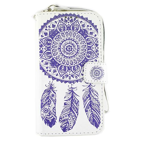 Dream Catcher Wallet Purple Samsung S7 Edge - Bling Cases.com
