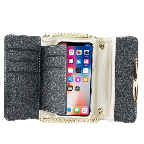 Detachable Purse Black Iphone XS MAX - Bling Cases.com