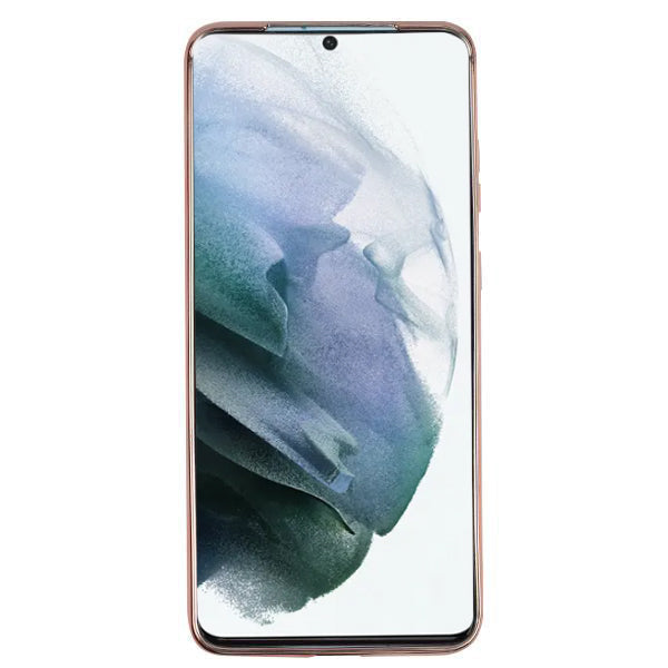 Abstract Ring Case Gold Samsung S22