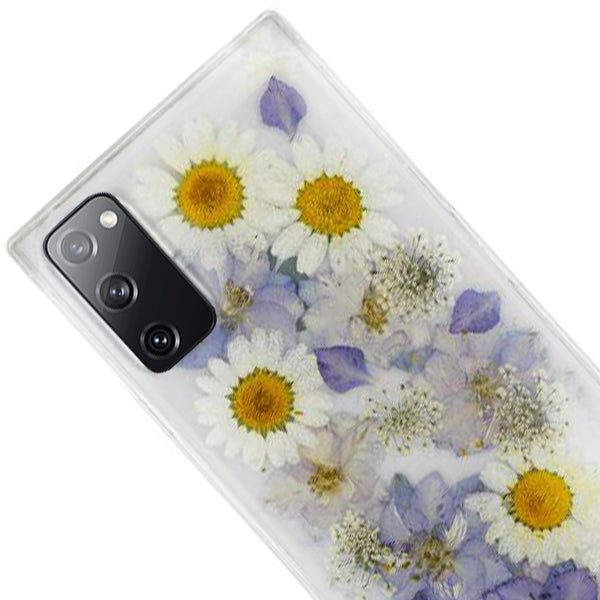 Real Flowers Purple Case Samsung S20FE